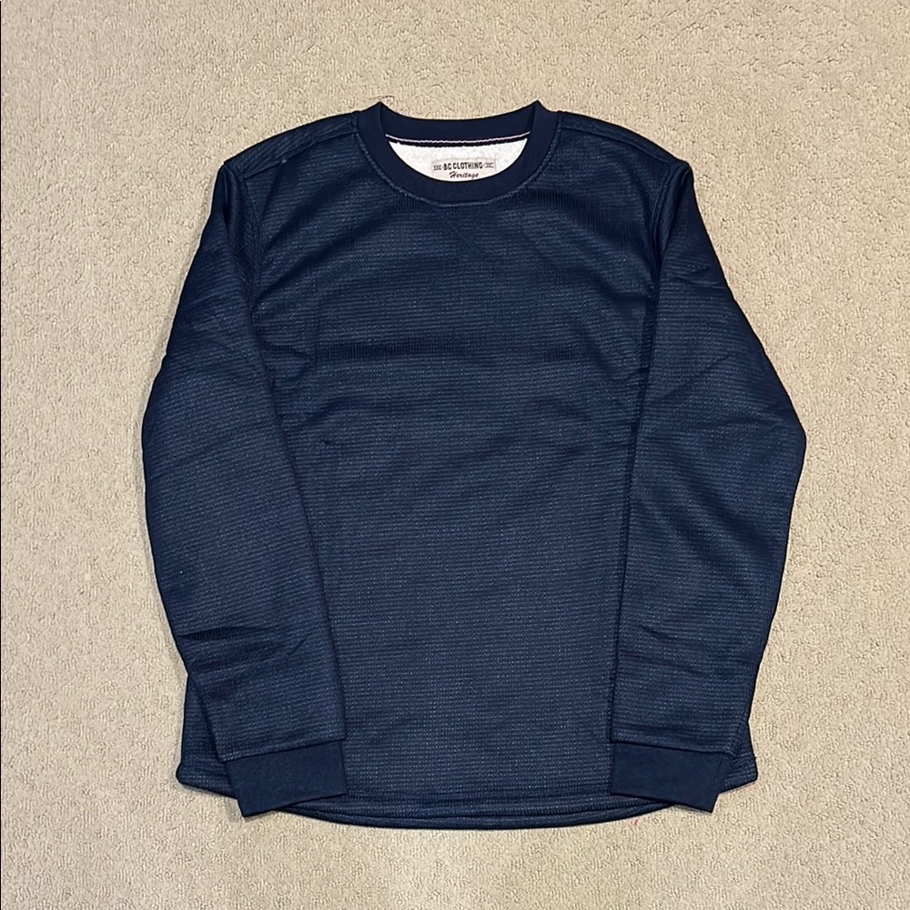The Elder Statesman Navy Sweater